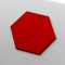 Colored Glaze Kitchen Bathroom Anti-Slip Matte Ceramic Hexagon Mosaic tile